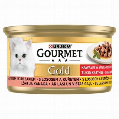 Kaķ.Gourmet Gold 85g kons.lasis/vista 1/24 (06.24)