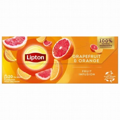 Tēja Lipton Grapefr.& Orange 20gb 1/12 (08.2024)