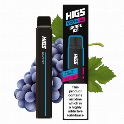 Elektr.cig.Higs XL Grape ice 900 ieelp. 2ml/2%