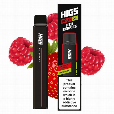 Elektr.cig.Higs XL Red berries 900 ieelp. 2ml/2%